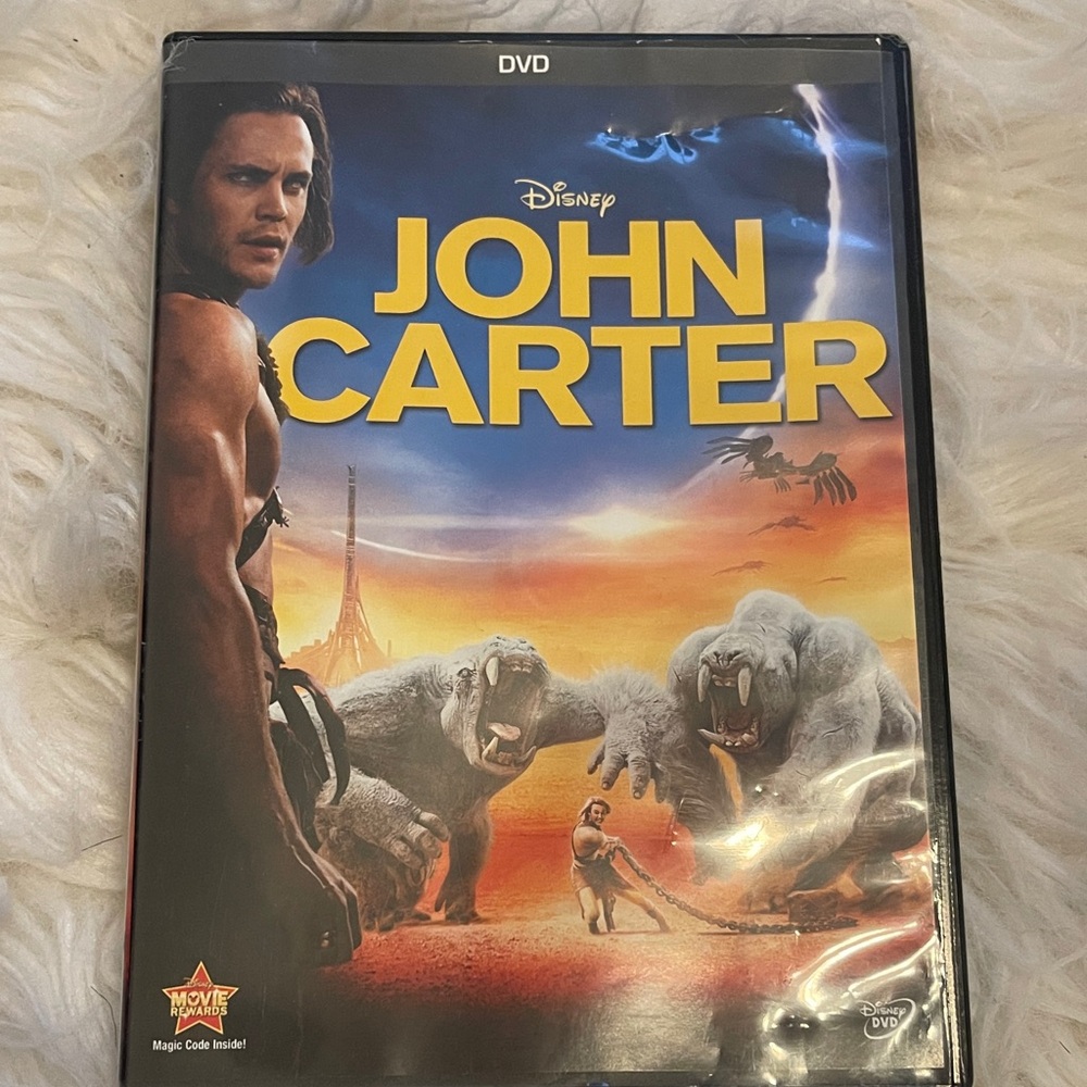 Disney John Carter DVD - Blue and Orange Cover